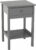 Tempo Kondela Noční stolek MALISE šedý + kupón KONDELA10 na okamžitou slevu 3% (kupón uplatníte v košíku)
