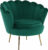 Tempo Kondela Křeslo NOBLIN NEW ve stylu Art-deco – smaragdové + kupón KONDELA10 na okamžitou slevu 3% (kupón uplatníte v košíku)