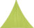 Axin Trading Stínící plachta trojúhelník 4m – limetka