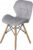 Idea Jídelní židle ALFA šedý samet