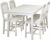 Idea Stůl + 4 židle 8849 bílý lak