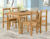 Idea Stůl 100×80 + 4 židle CORONA 2 vosk