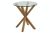 Dkton Moderní odkládací stolek Ajamu imitace dubové dřevo