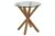 Dkton Moderní odkládací stolek Ajamu imitace dubové dřevo