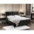 Čalouněná postel ALABAMA rozměr 140×200 cm Černá