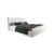 Čalouněná postel ADLO rozměr 160×200 cm Bílá eko-kůže