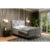 Čalouněná postel Arizona 180×200 cm Světle šedá