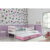Dětská postel s výsuvnou postelí ERYK 200×90 cm Ružové Bílá