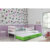 Dětská postel s výsuvnou postelí ERYK 200×90 cm Zelená Bílá