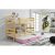Dětská patrová postel s výsuvnou postelí ERYK 200×90 cm Ružové Borovice