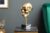 LuxD Dekorační předmět Lebka 35 cm zlatý