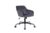 LuxD Dizjanová kancelářská židle Esmeralda tmavě šedý samet