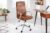 LuxD Designová kancelářská židle Taipa kávová hnědá