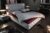 LuxD 22859 Designová postel Laney 160×200 cm šedý samet