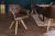 LuxD Designová židle Giuliana s područkami antik hnědá