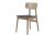 Furniria Designová židle Harper přírodní – černá