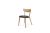 Furniria Designová židle Kian přírodní – černá