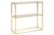 Dkton Designová police Agostino 79 cm zlatá – sklo