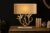 LuxD 24274 Designová stolní lampa Maleah 58 cm béžová – akácie