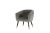 Furniria Designové křeslo Siena šedý samet