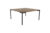 Norddan Designový konferenční stolek Willie 90 cm kouřový dub