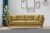 Sofahouse Designová 3-místná sedačka Basiano 214 cm zeleno-žlutá
