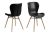 Dkton Designová jídelní židle Alejo II černá