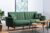 Sofahouse Designová rozkládací sedačka Zayda 210 cm tmavě zelená