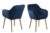 Dkton Designové židle Nashira tmavě modrá VIC
