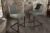 LuxD Designová barová židle Boss II antik šedá – Skladem