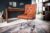 LuxD Kancelářská židle s područkami Jett vintage světlehnědá
