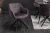 LuxD Designová židle Natasha tmavě šedý samet