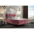 Čalouněná postel Aspen 200×200 cm Růžová