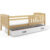 Dětská postel KUBUS s úložným prostorem 80×190 cm – borovice Bílá
