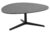 Dkton Keramický konferenční stolek Ahab 100 cm černý