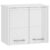 Koupelnová závěsná skříňka FIN W60 2D-lesklá bílá