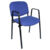 Konferenční židle ISO s područkami C14 – modro/čerbý
