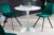 LuxD Kulatý jídelní stůl Saima 80 cm bílý – vzor mramor
