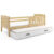 Dětská postel KUBUS s výsuvnou postelí 90×200 cm – borovice Bílá