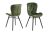 Dkton Moderní jídelní židle Alejo lesnická zelená