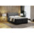 Čalouněná postel bez úložného prostoru VIERA 120×200 cm Tmavě šedá