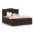 Čalouněná postel RIVA 160×200 cm Hnědá