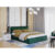 Čalouněná postel OTTO rozměr 140×200 cm Zelená