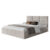Čalouněná postel PORTO rozměr 180×200 cm Světle šedá