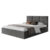 Čalouněná postel PORTO rozměr 120×200 cm Tmavě šedá