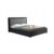 Čalouněná postel SIMONA černá rozměr 180×200 cm