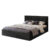 Čalouněná postel SOAVE rozměr 180×200 cm Černá