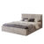 Čalouněná postel SOAVE rozměr 180×200 cm Světle šedá