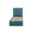 Čalouněná postel TORES bez matrace rozměr 140×200 cm Tyrkysová