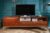 LuxD Designový TV stolek Malakai 165 cm přírodní akácie – zlatý